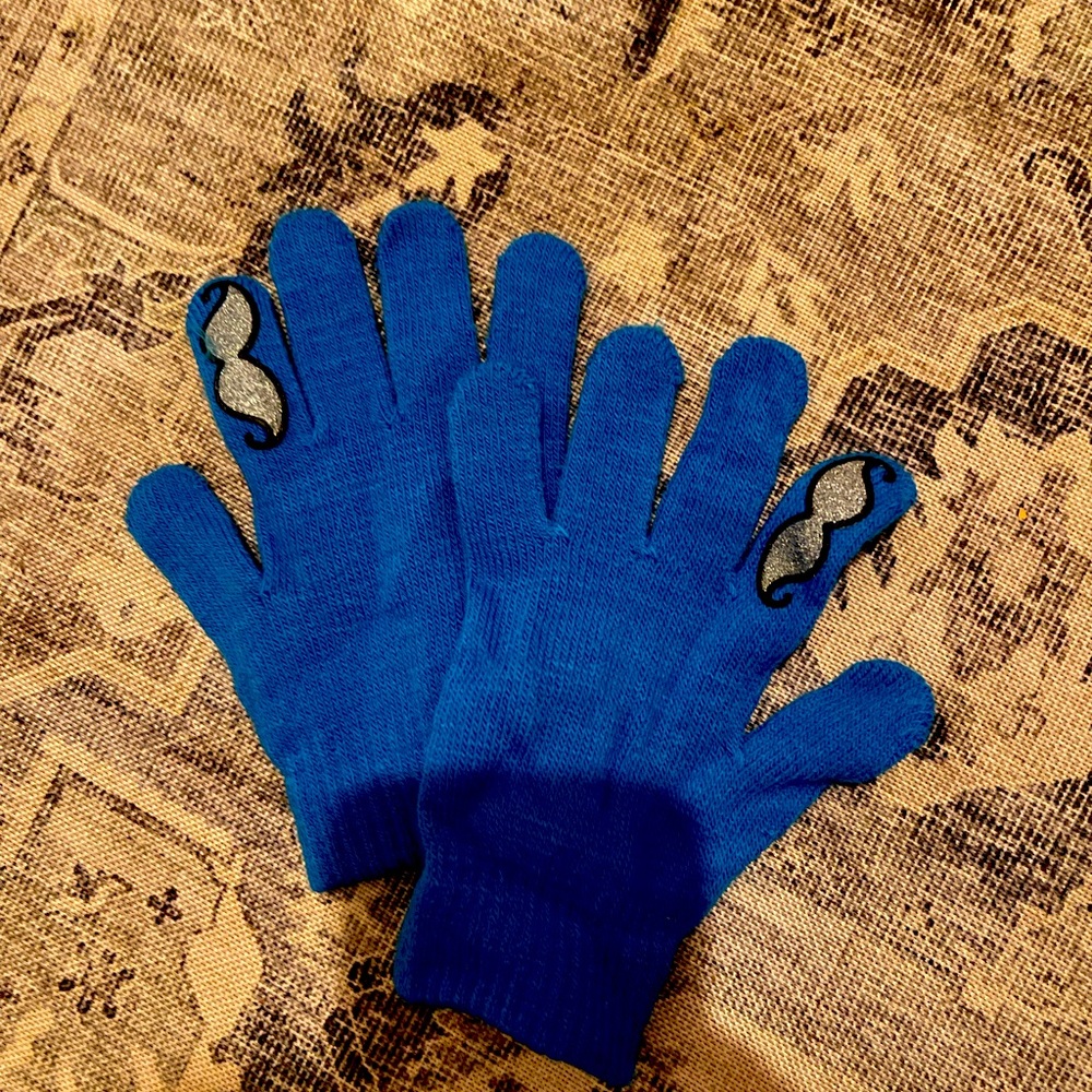 Mustache gloves